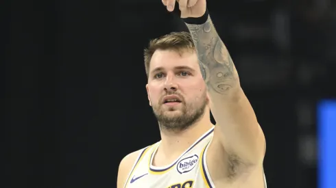 Luka Doncic #77 of the Los Angeles Lakers.