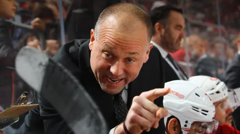 Jeff Blashill at the Prudential Center on December 27, 2017 in Newark, New Jersey.