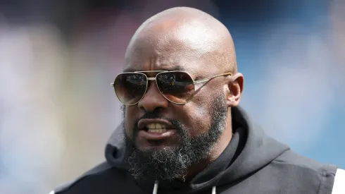 Mike Tomlin during a game against the Patriots.