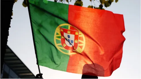 A flag of Portugal