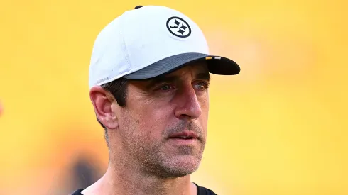 Aaron Rodgers quarterback of the Pittsburgh Steelers