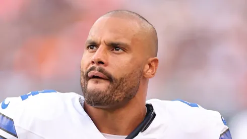 Dak Prescott quarterback of the Dallas Cowboys