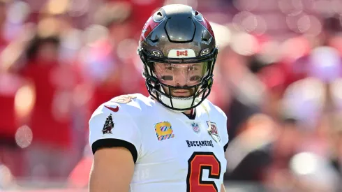 Baker Mayfield #6 of the Tampa Bay Buccaneers.