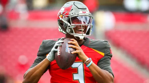 Jameis Winston #3 of the Tampa Bay Buccaneers in 2019.