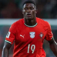 Why is Nuno Mendes not playing today for Portugal against Ireland in UEFA 2026 World Cup Qualifiers?