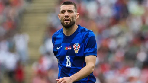 Mateo Kovacic during a UEFA Euro match with Croatia.