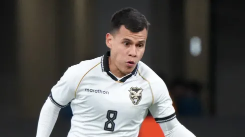 Moises Villarroel of Bolivia in action