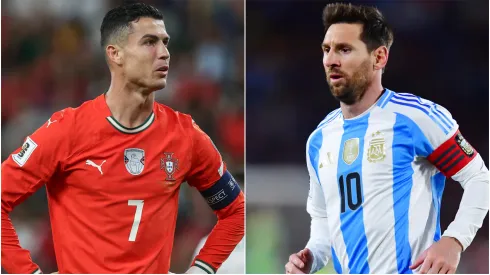 Cristiano Ronaldo of Portugal and Lionel Messi of Argentina.