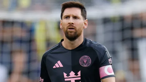 Lionel Messi #10 of Inter Miami reacts to a play.