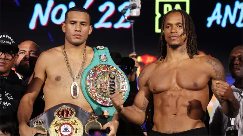 David Benavidez and Anthony Yarde face off