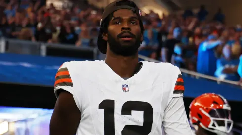 Shedeur Sanders #12 of the Cleveland Browns.