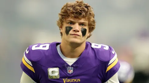 J.J. McCarthy #9 of the Minnesota Vikings.