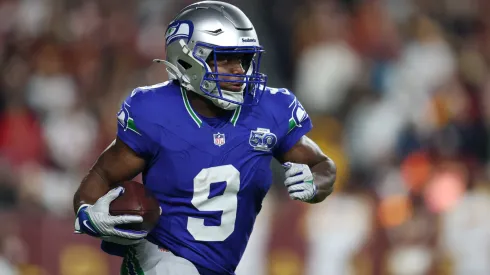 Kenneth Walker III #9 of the Seattle Seahawks