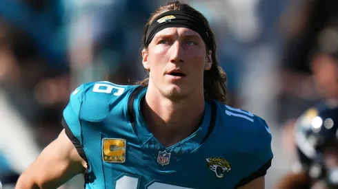 Trevor Lawrence #16 of the Jacksonville Jaguars.