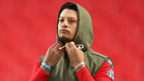 Patrick Mahomes #15 of the Kansas City Chiefs.