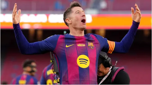 Robert Lewandowski of FC Barcelona