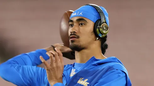 Nico Iamaleava at Rose Bowl Stadium on November 22, 2025 in Pasadena, California.