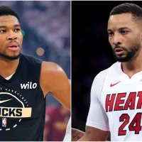 Are Giannis Antetokounmpo and Norman Powell playing today in Heat vs Bucks for 2025 NBA Cup?