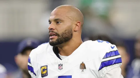 Dak Prescott quarterback of the Dallas Cowboys