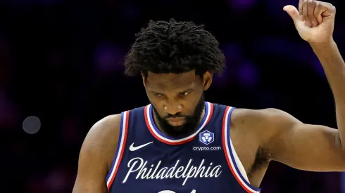 Joel Embiid #21 of the Philadelphia 76ers.