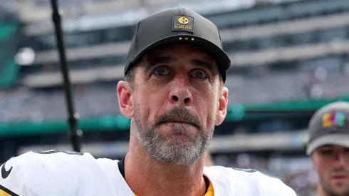 Aaron Rodgers joined the Steelers as a free agent in the 2025 offseason.