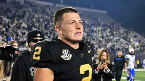 Diego Pavia at FirstBank Stadium on November 22, 2025 in Nashville, Tennessee.