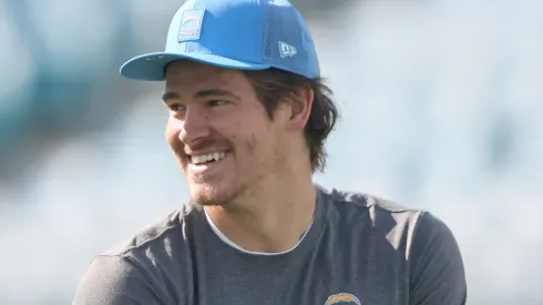 Justin Herbert #10 of the Los Angeles Chargers.