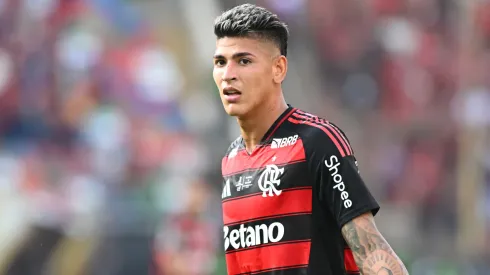Jorge Carrascal during the Copa Libertadores final with Flamengo.