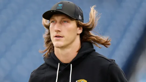 Trevor Lawrence #16 of the Jacksonville Jaguars.