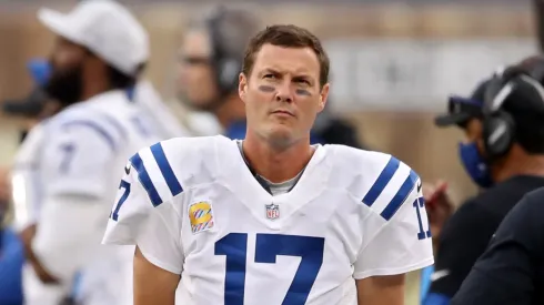Philip Rivers at FirstEnergy Stadium in Cleveland, Ohio.