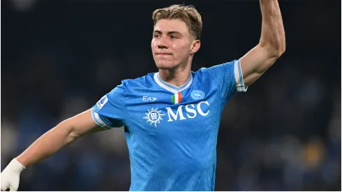 Rasmus Hojlund of SSC Napoli