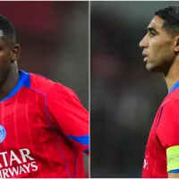 Why are Ousmane Dembele and Achraf Hakimi not playing today for PSG vs Athletic Club in 2025-26 UEFA Champions League?