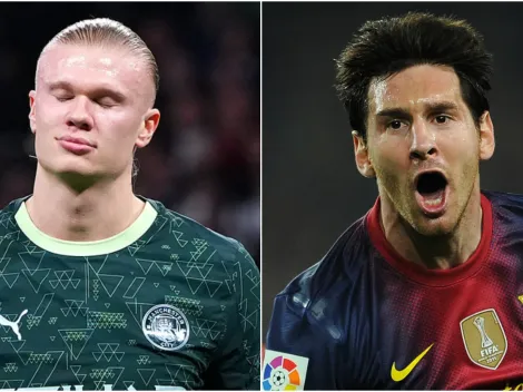 Erling Haaland scores first goal at the Bernabeu after 3 matches: How long did it take Lionel Messi?