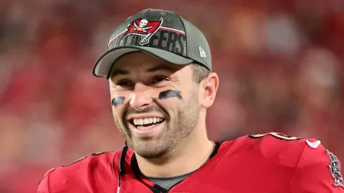 Baker Mayfield quarterback of the Tampa Bay Buccaneers