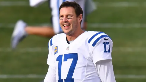 Quarterback Philip Rivers #17 of the Indianapolis Colts in 2020.