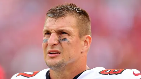 Rob Gronkowski former tight end of the Tampa Bay Buccaneers