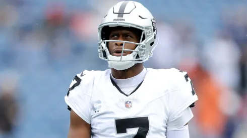 Geno Smith #7 of the Las Vegas Raiders.