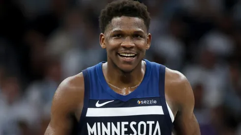 Anthony Edwards #5 of the Minnesota Timberwolves.