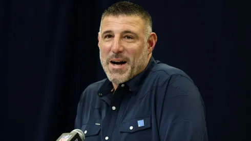 Head coach Mike Vrabel of the New England Patriots.