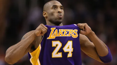 Kobe Bryant #24 of the Los Angeles Lakers in 2012.