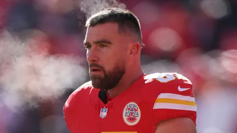 Travis Kelce at Arrowhead Stadium in Kansas City, Missouri.