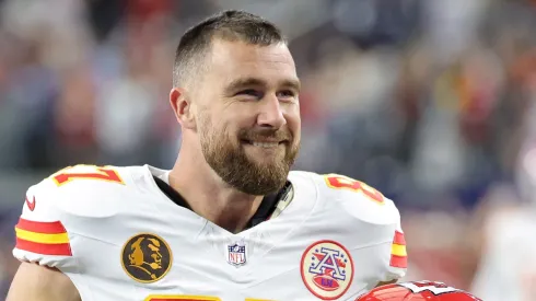 Travis Kelce tight end of the Kansas City Chiefs
