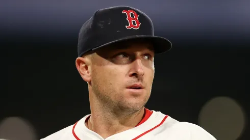 Alex Bregman at Fenway Park in Boston, Massachusetts.
