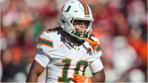 Malachi Toney of the Miami Hurricanes