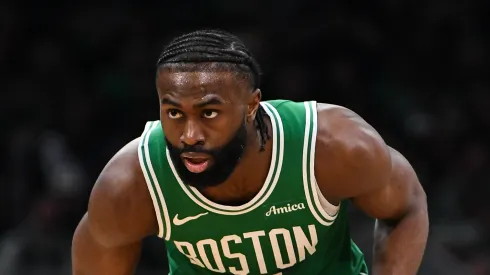 Jaylen Brown #7 of the Boston Celtics.