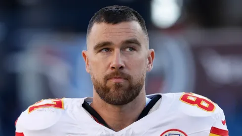 Travis Kelce at Nissan Stadium in Nashville, Tennessee.