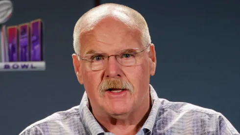 Andy Reid head coach of the Kansas City Chiefs