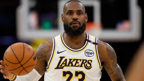 LeBron James #23 of the Los Angeles Lakers.