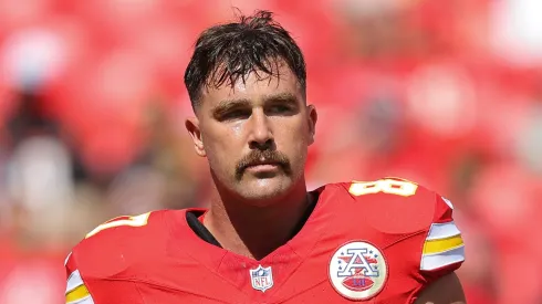 Travis Kelce tight end of the Kansas City Chiefs