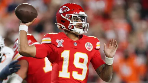 Chris Oladokun quarterback of the Kansas City Chiefs